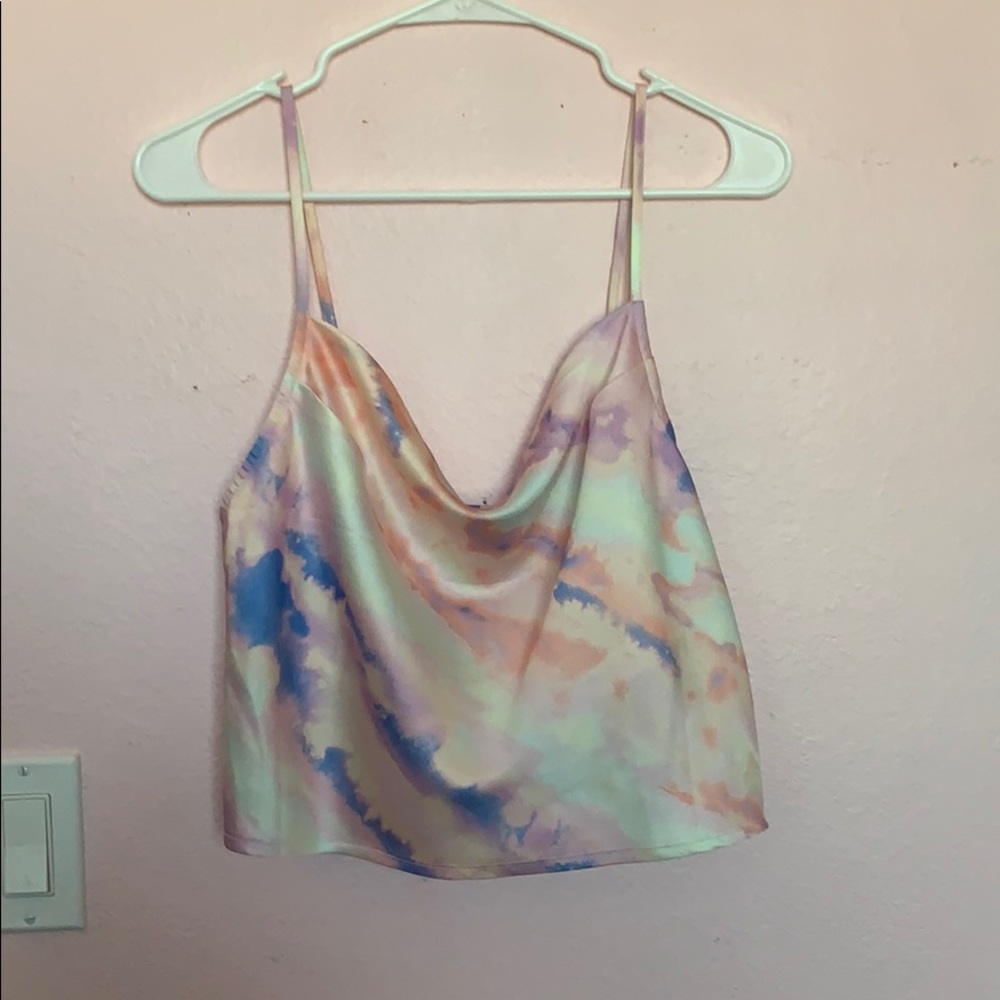 pastel marbel tank